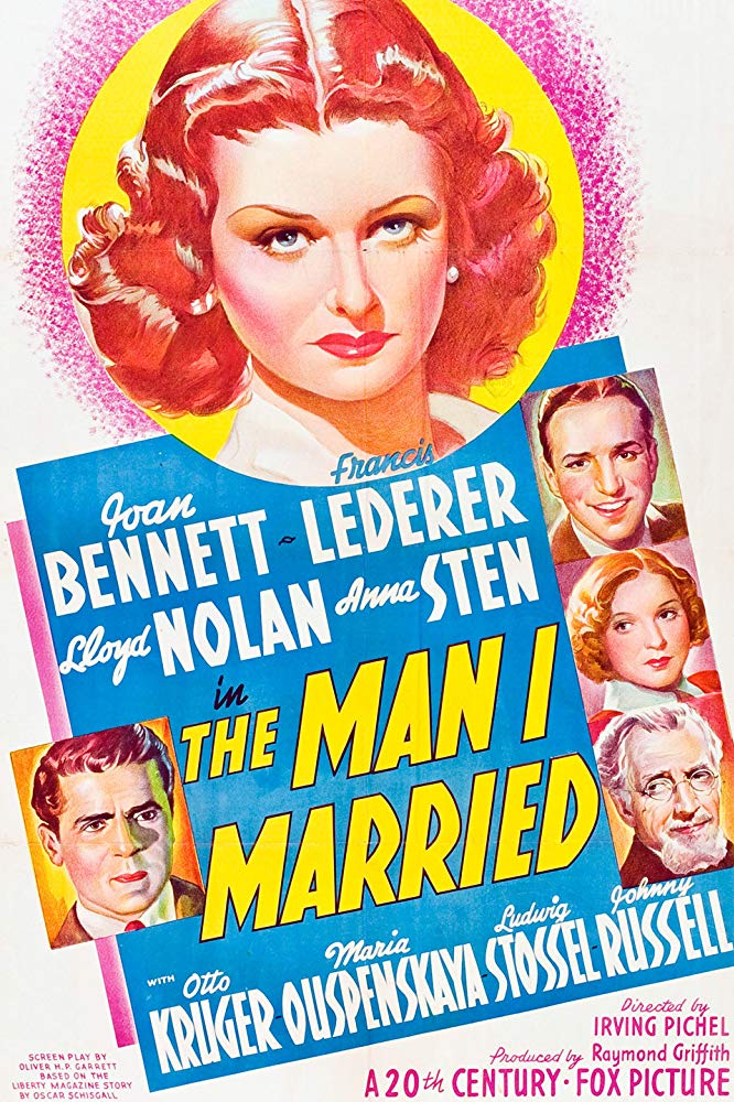 The Man I Married (1940) - Joan Bennett  DVD