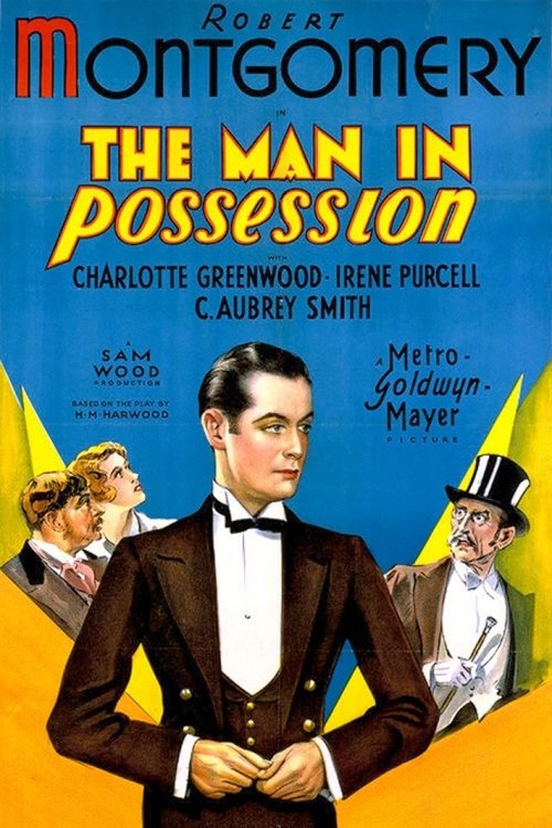 The Man In Possession (1931) - Robert Montgomery  DVD
