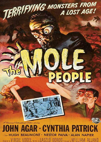 The Mole People (1956) - John Agar  DVD  Colorized Version