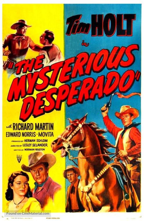 The Mysterious Desperado (1949) - Tim Holt  DVD