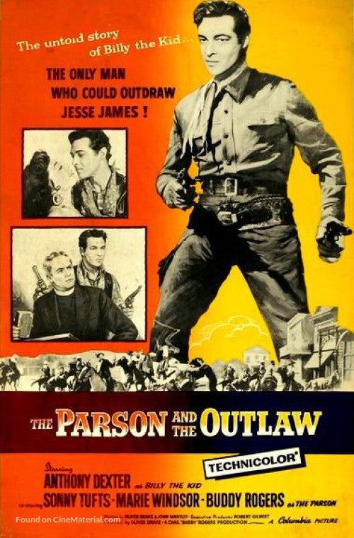 The Parson And The Outlaw (1957) - Anthony Dexter  DVD