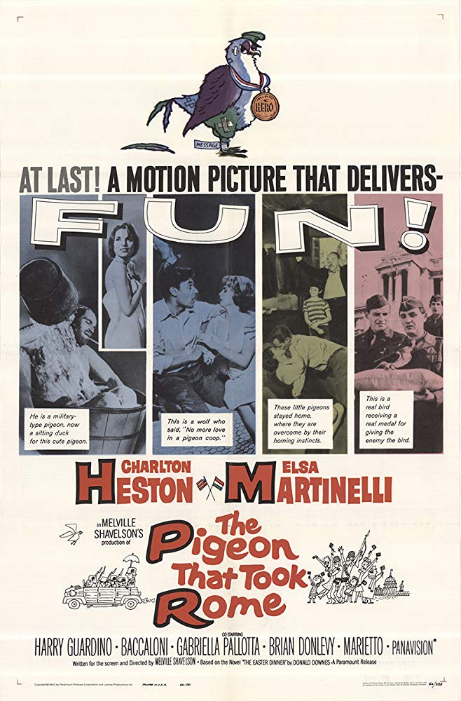 The Pigeon That Took Rome (1962) - Charlton Heston  DVD