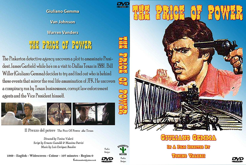 The Price Of Power (1969) - Giuliano Gemma  DVD