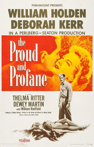 The Proud And Profane (1956) - William Holden  Colorized Version