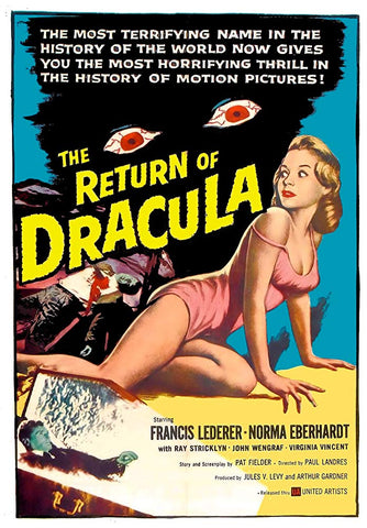 The Return Of Dracula (1958) - Francis Lederer  DVD