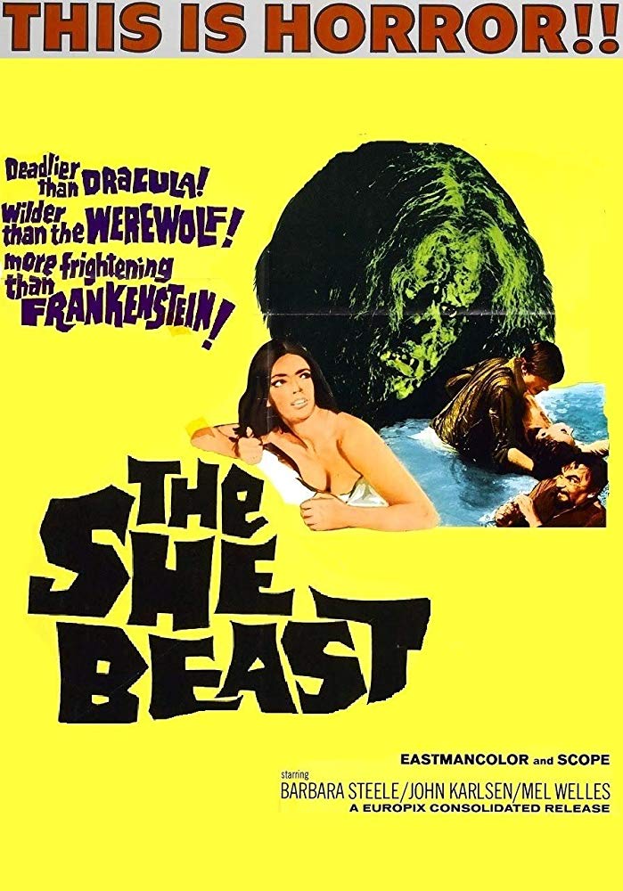 The She Beast (1966) - Barbara Steele  DVD