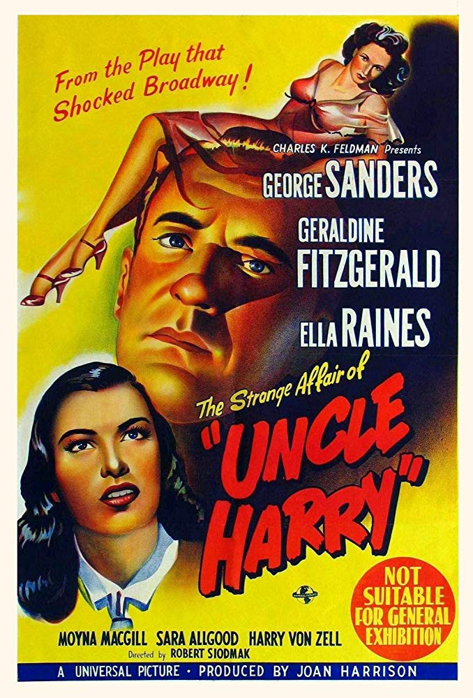 The Strange Affair Of Uncle Harry (1945) - George Sanders  DVD