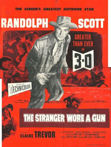 The Stranger Wore A Gun (1953) - Randolph Scott  DVD