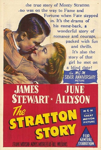 The Stratton Story (1949) - James Stewart  Colorized Version  DVD
