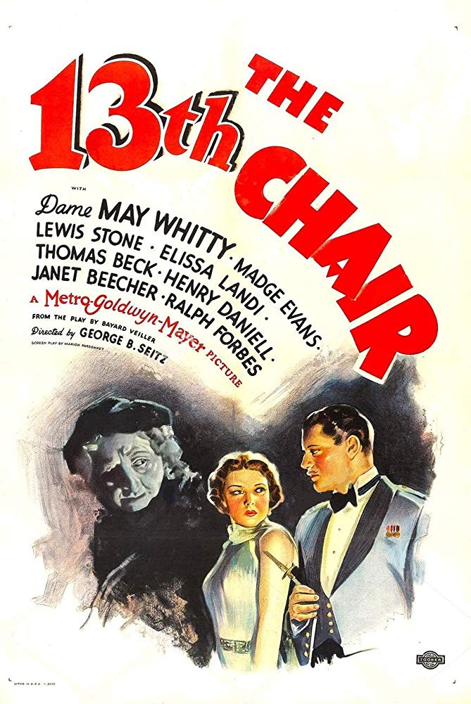 The Thirteenth Chair (1937) - May Whitty  DVD