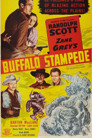 The Thundering Herd AKA Buffalo Stampede (1933) - Randolph Scott  DVD
