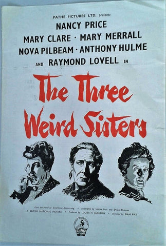 The Three Weird Sisters (1948) - Nancy Price  DVD