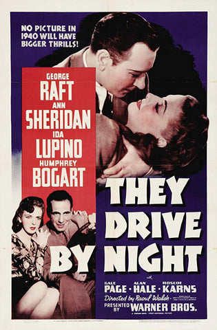 They Drive By Night (1940) - Humphrey Bogart  Colorized Version DVD
