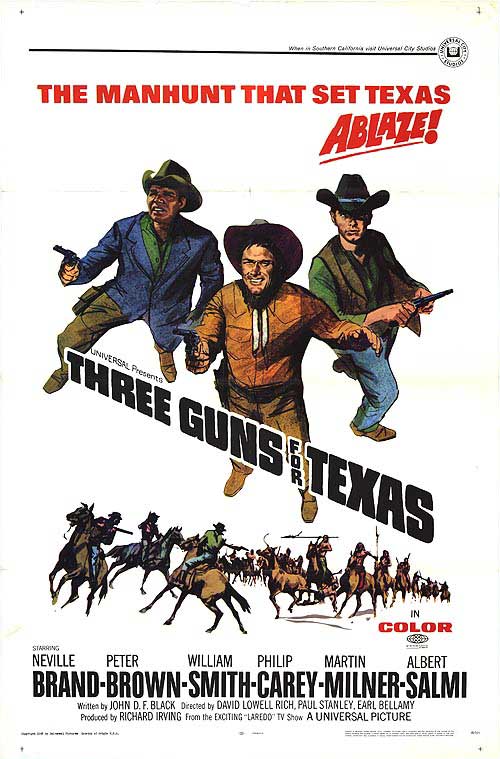Three Guns For Texas (1968) - Neville Brand  DVD