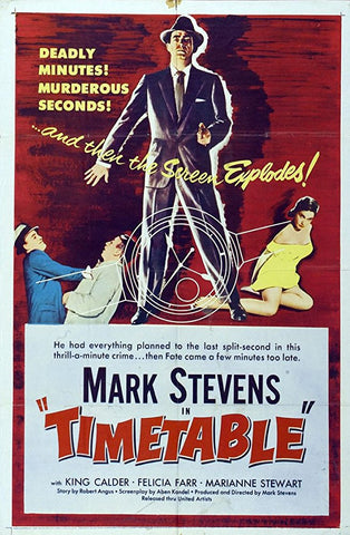 Time Table (1956) - Mark Stevens  DVD