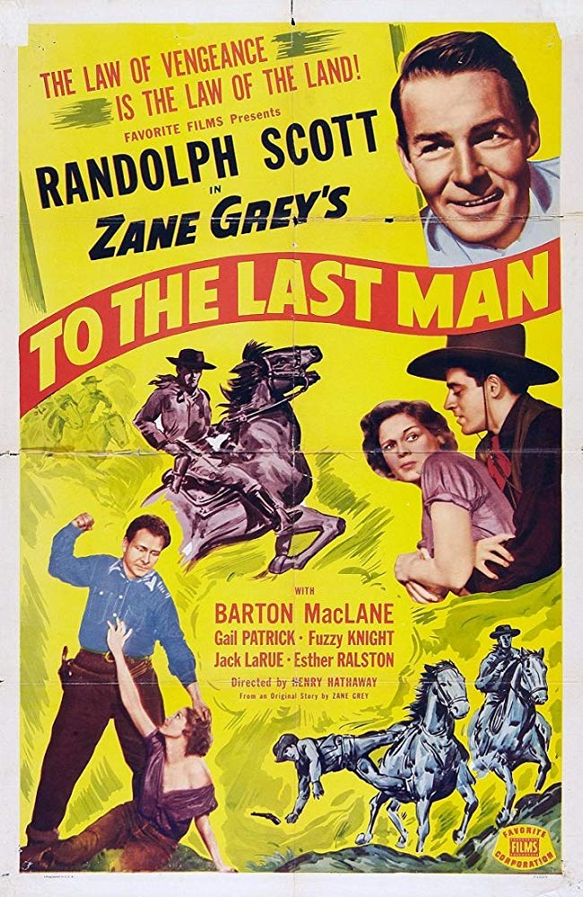 To The Last Man (1933) - Randolph Scott  DVD