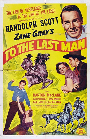 To The Last Man (1933) - Randolph Scott  DVD