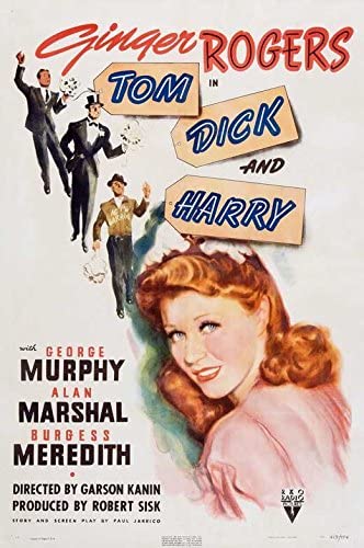 Tom, Dick And Harry (1941) - Ginger Rogers  Colorized Version