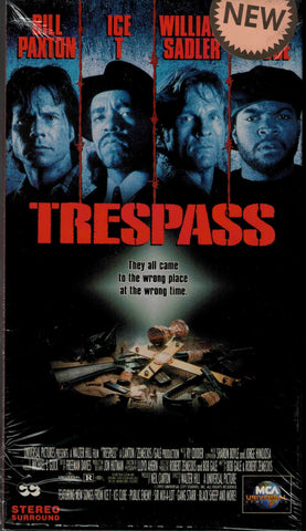Trespass (1991) - Bill Paxton  VHS