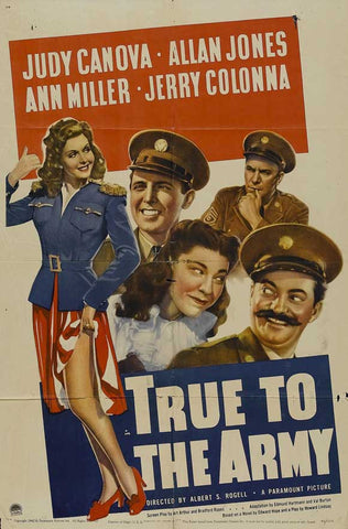 True To The Army (1942) - Judy Canova  DVD