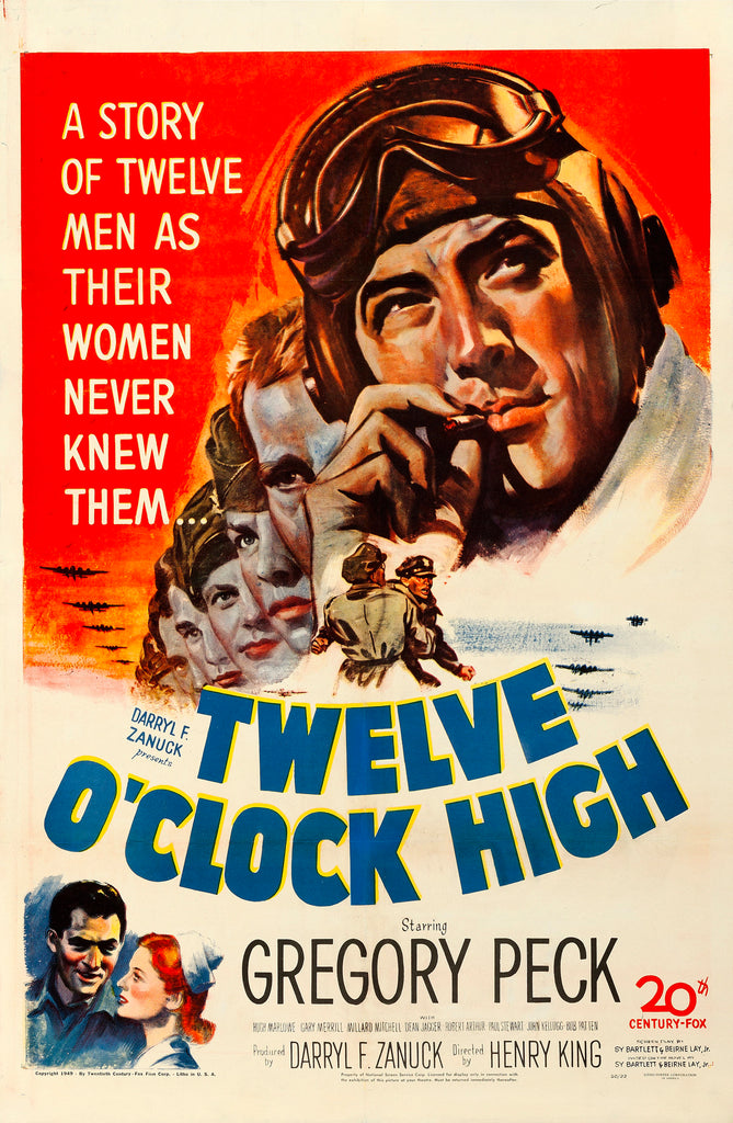 Twelve O'Clock High (1949) - Gregory Peck DVD  Colorized Version