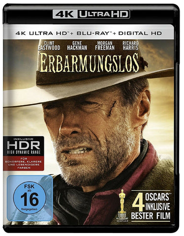 Unforgiven (1992) - Clint Eastwood 4K Ultra HD + Blu-ray Disc