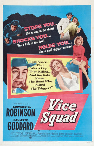 Vice Squad (1953) - Edward G. Robinson  DVD