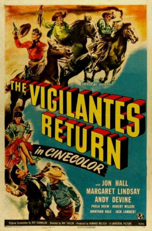 The Vigilantes Return (1947) - Jon Hall  DVD