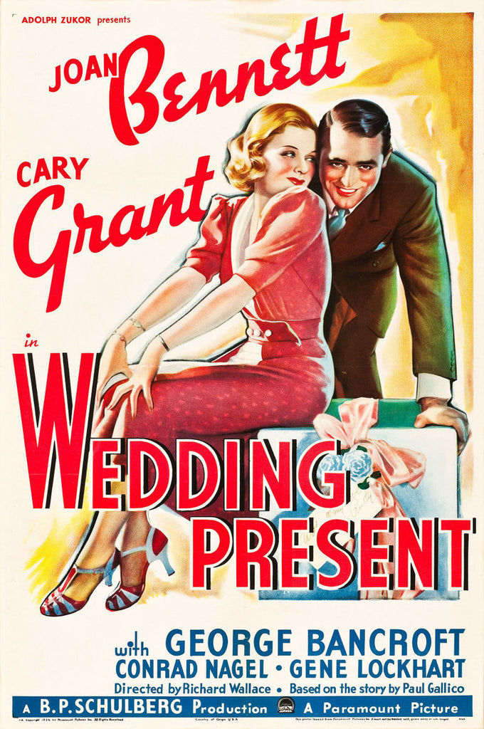 Wedding Present (1936) - Cary Grant  DVD  Colorized Version