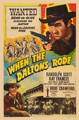 When The Daltons Rode (1940) - Randolph Scott  DVD Colorized Version