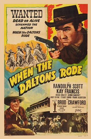 When The Daltons Rode (1940) - Randolph Scott  Colorized Version