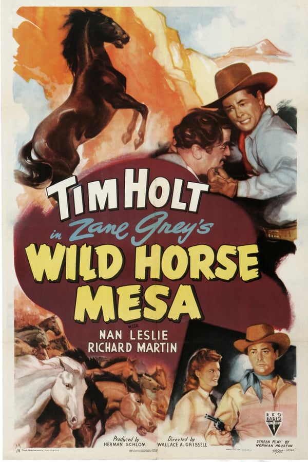 Wild Horse Mesa (1947) - Tim Holt  DVD