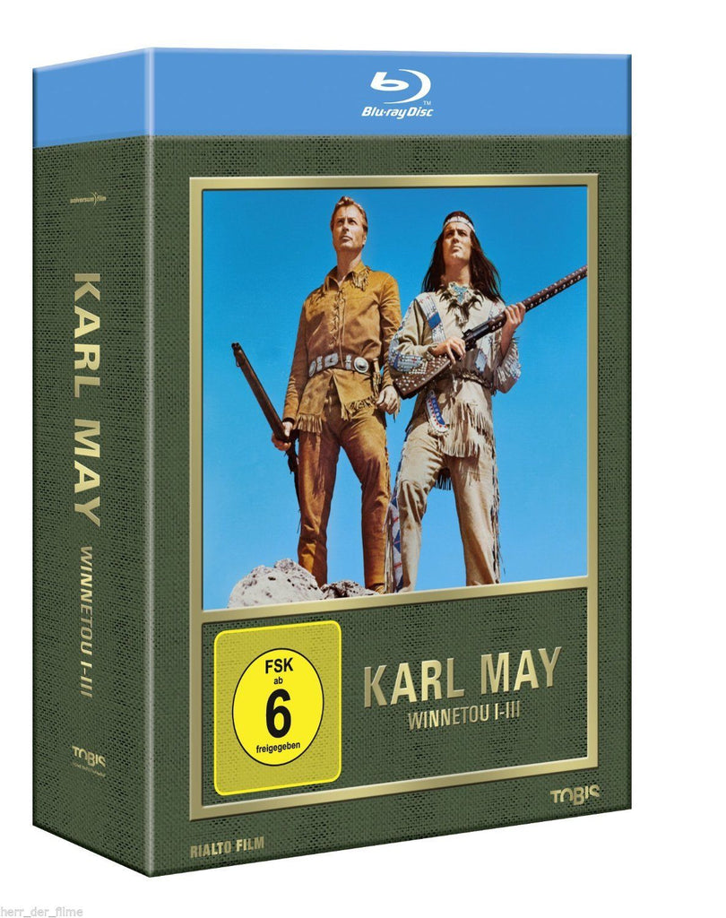 Winnetou : Part 1-3  (1963-1965)  3 Blu-ray Box Set
