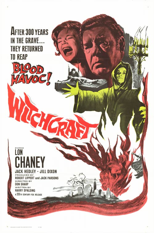 Witchcraft (1964) - Lon Chaney Jr.  DVD
