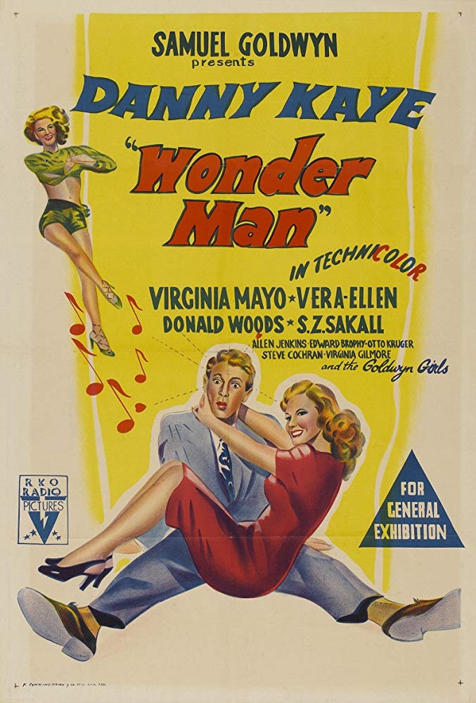 Wonder Man (1945) - Danny Kaye  DVD