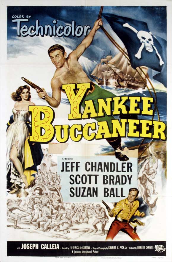 Yankee Buccaneer (1952) - Jeff Chandler  DVD