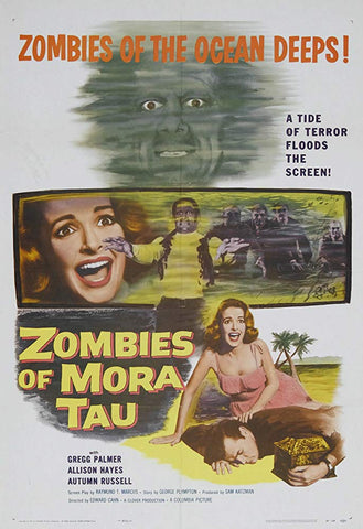 Zombies Of Mora Tau (1957) - Gregg Palmer  Colorized Version