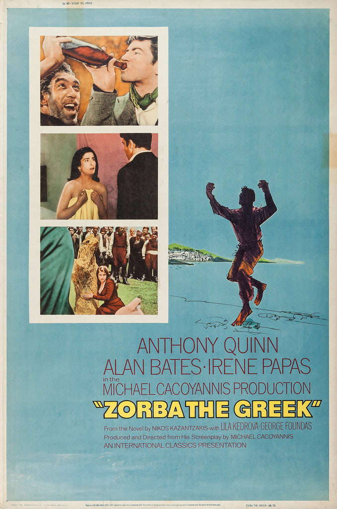 Zorba The Greek (1964) - Anthony Quinn  DVD  Colorized Version