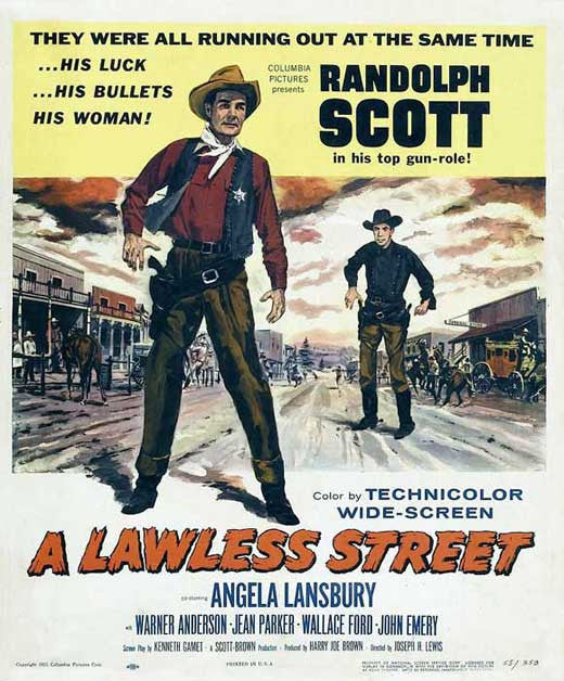 A Lawless Street (1955) - Randolph Scott  DVD