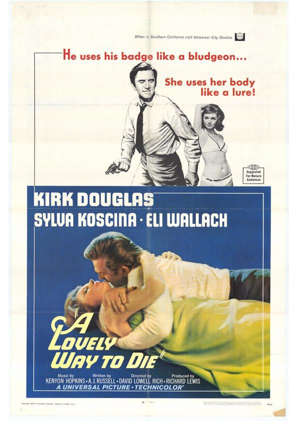 A Lovely Way To Die (1968) - Kirk Douglas  DVD