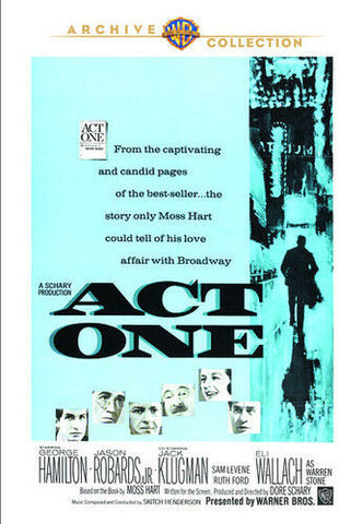 Act One (1963) - George Hamilton  DVD