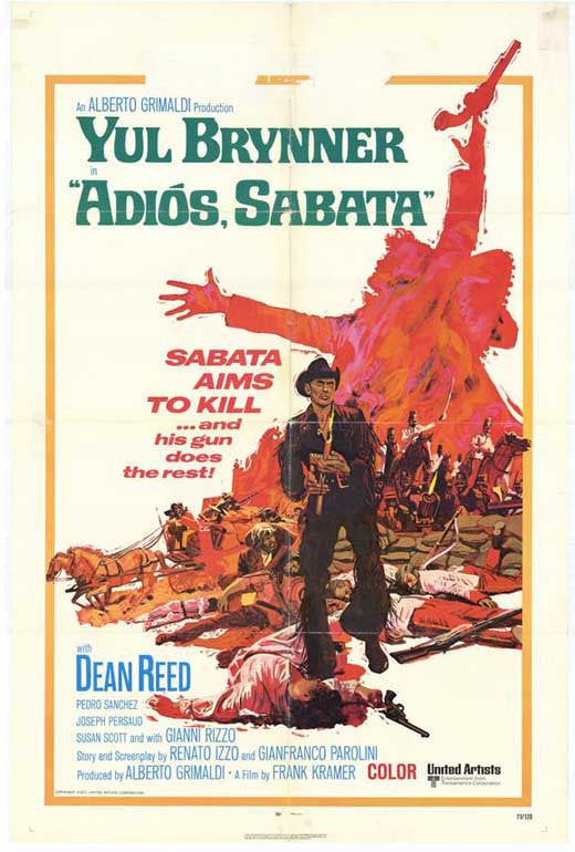 Adios Sabata (1971) - Yul Brynner  DVD