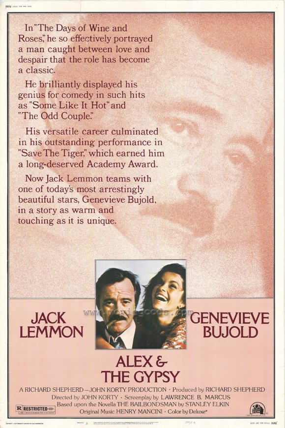 Alex And The Gypsy (1976) - Jack Lemmon  DVD
