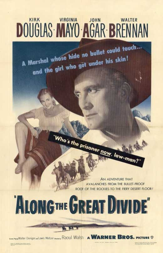 Along The Great Divide (1951) - Kirk Douglas  Colorized Version DVD