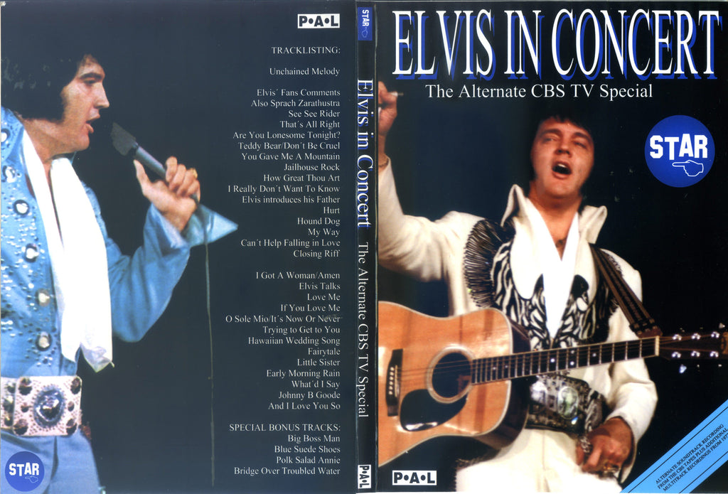 Elvis In Concert - The Alternate CBS TV Special - DVD