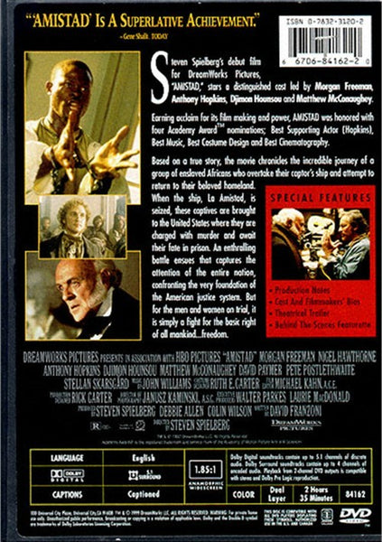 Amistad (1997) - Anthony Hopkins  DVD