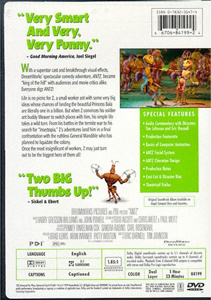 Antz : Signature Selection (1998)  DVD