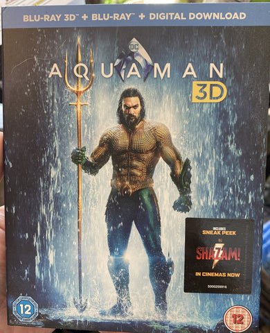 Aquaman (2018) - Jason Momoa  Blu-ray 3D + Blu-ray