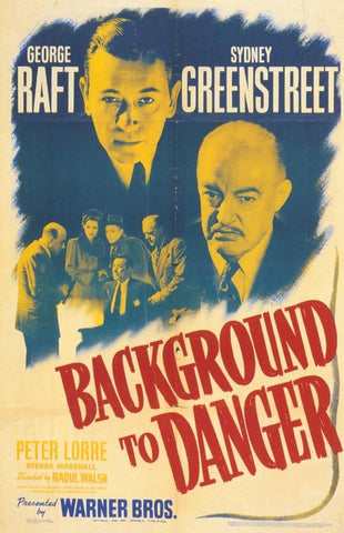 Background To Danger (1943) - George Raft   Colorized Version DVD