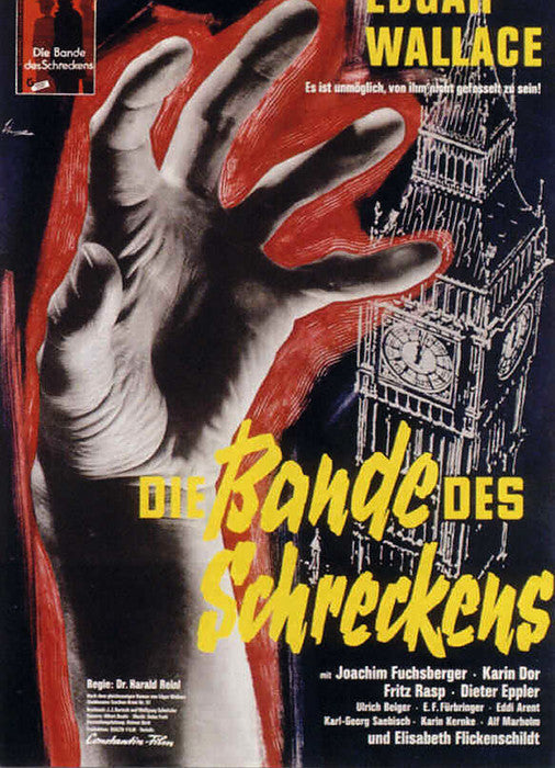Edgar Wallace : Die Bande des Schreckens (1960)  DVD
